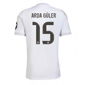Pánské fotbalový oblečení Real Madrid Arda Guler #15 Domácí košile 2025-26 Krátkým Rukávem